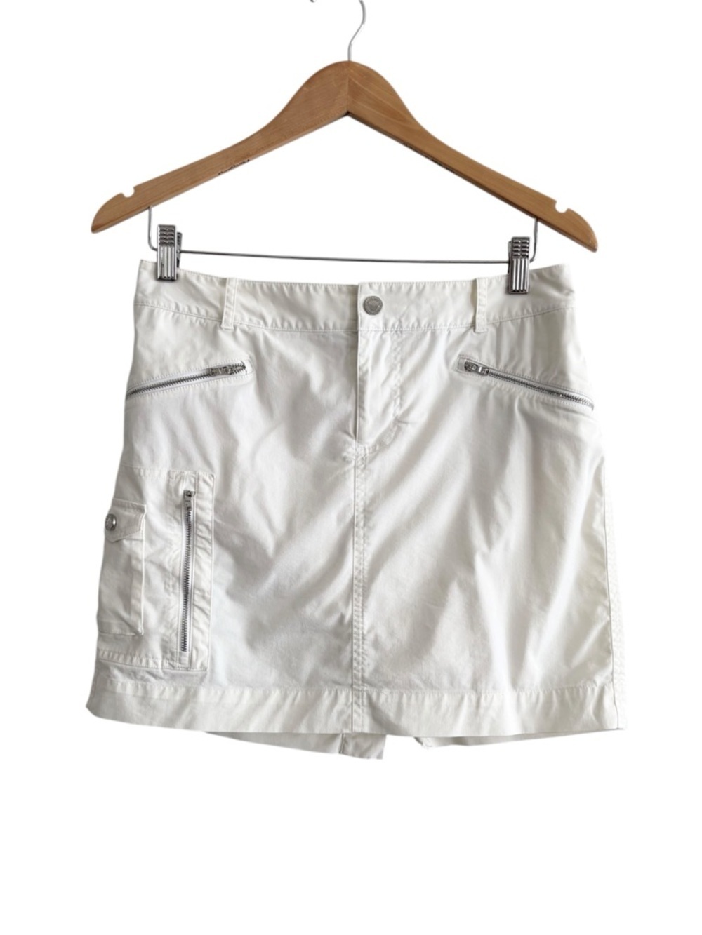 Ralph Lauren Golf White Skort with Zipper Details